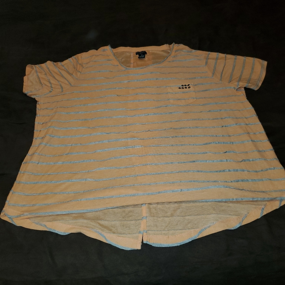 Orange and gray t-shirt